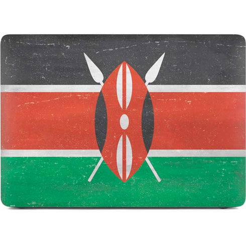 Kenya Flag Distressed Apple MacBook Pro 16-inch Skin